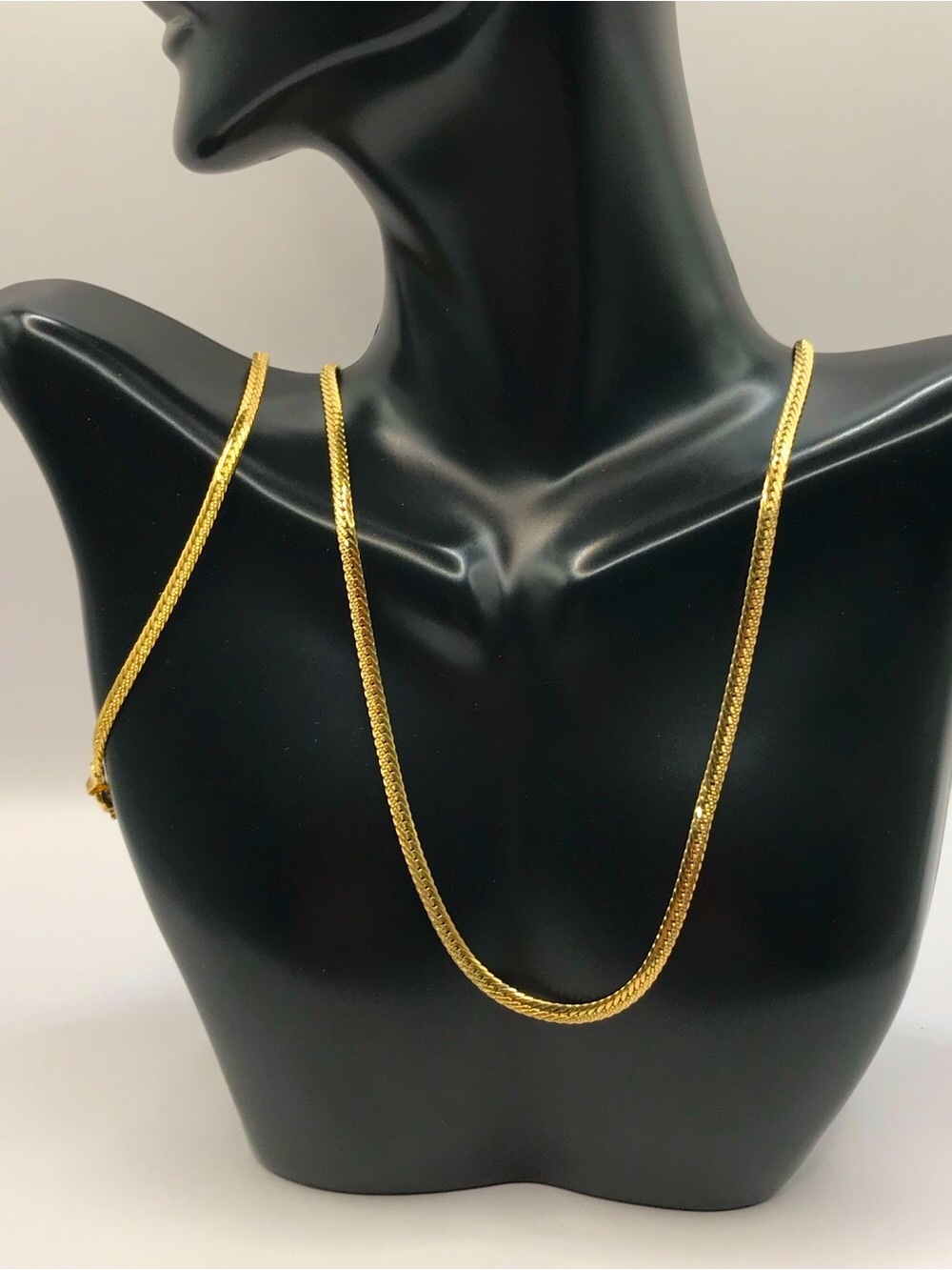 American Showcase Gold-Tone Herringbone Bracelet & Necklace Set